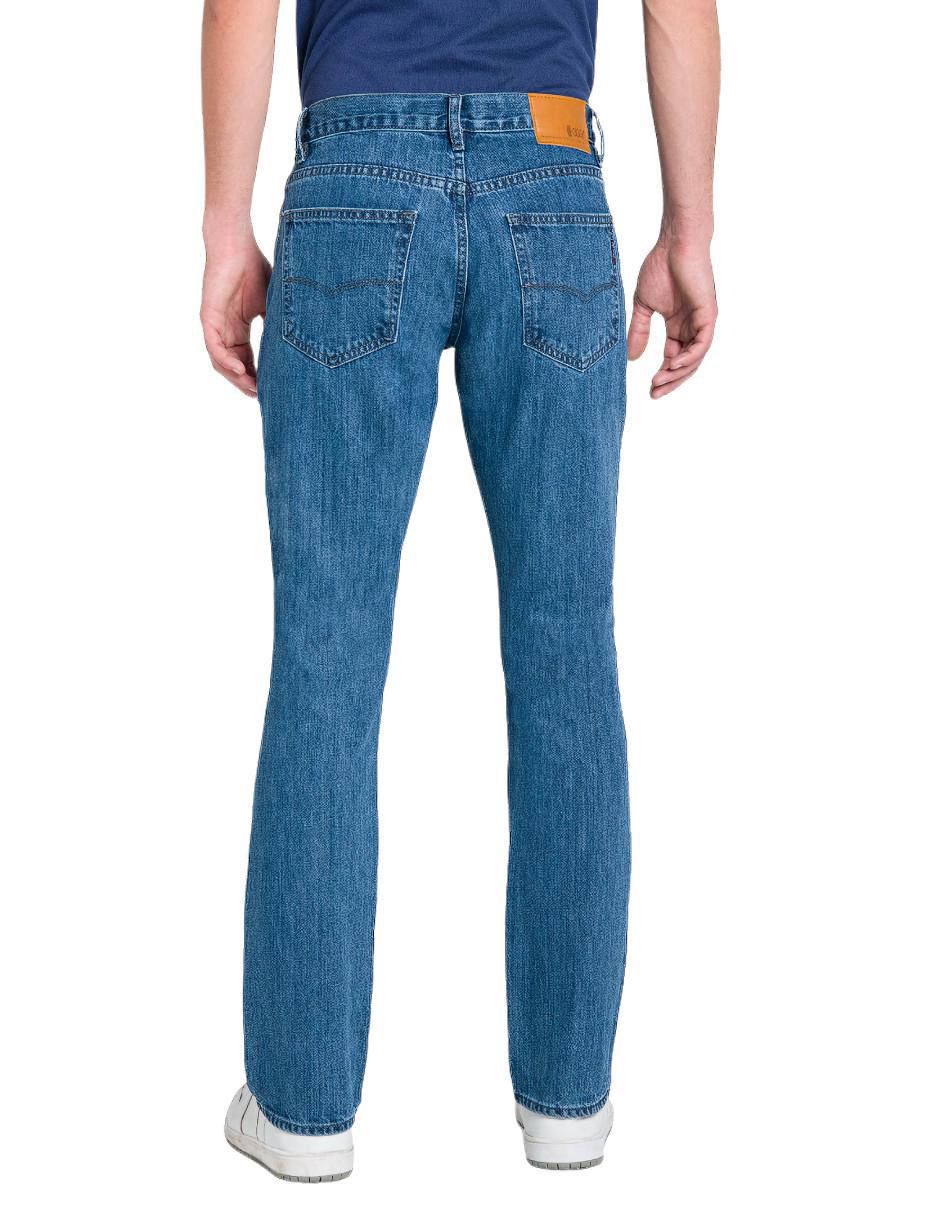 Jeans slim Oggi Jeans Vaxter lavado bleach para hombre