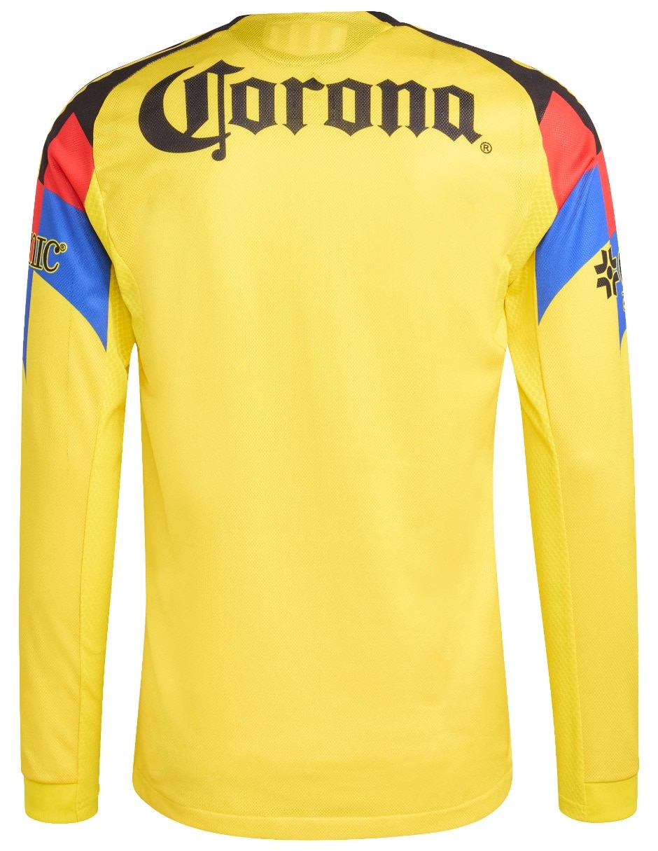 Jersey de Club América local authentic manga larga Adidas para hombre