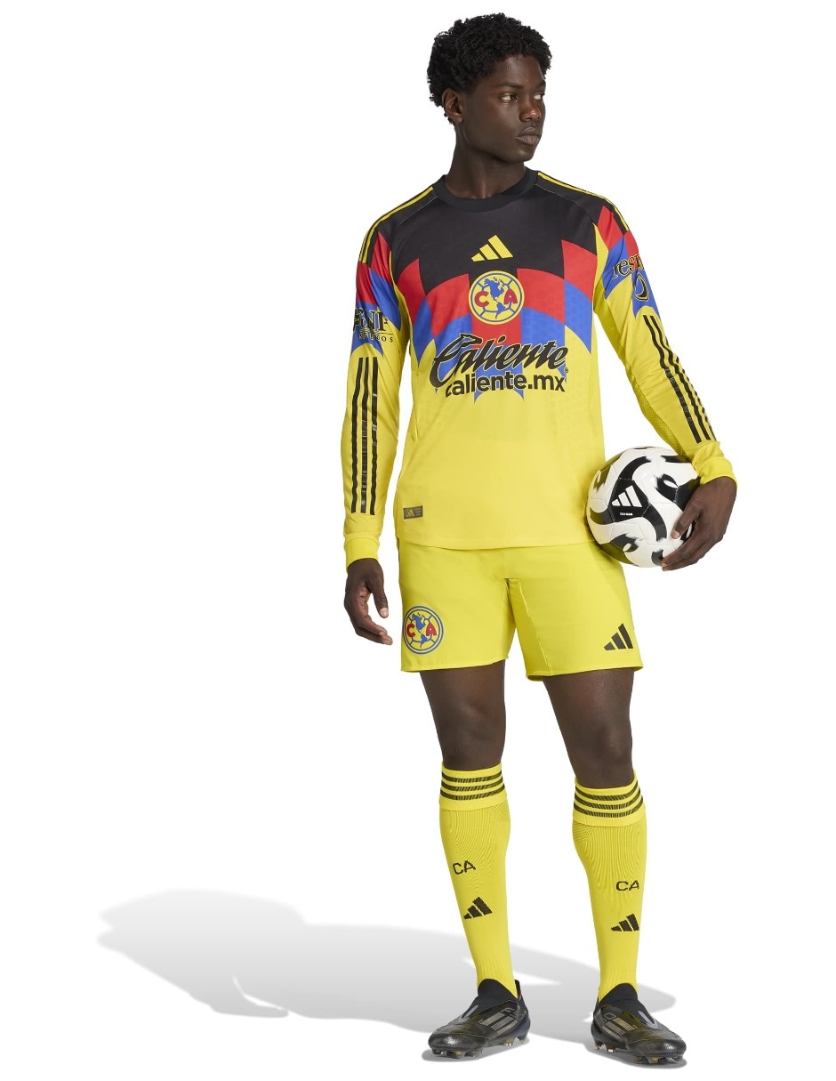 Jersey de Club América local authentic manga larga Adidas para hombre