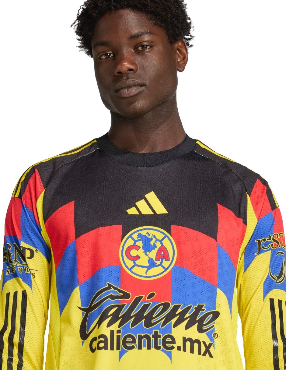 Jersey de Club América local authentic manga larga Adidas para hombre