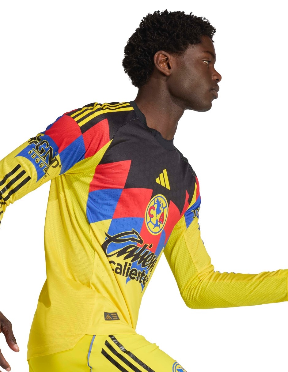 Jersey de Club América local authentic manga larga Adidas para hombre