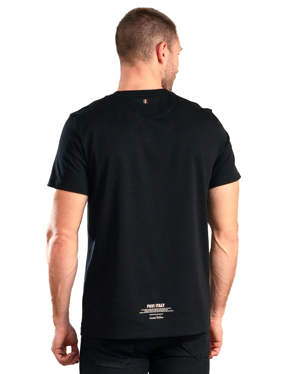 Playera Pavi Italy cuello redondo para hombre