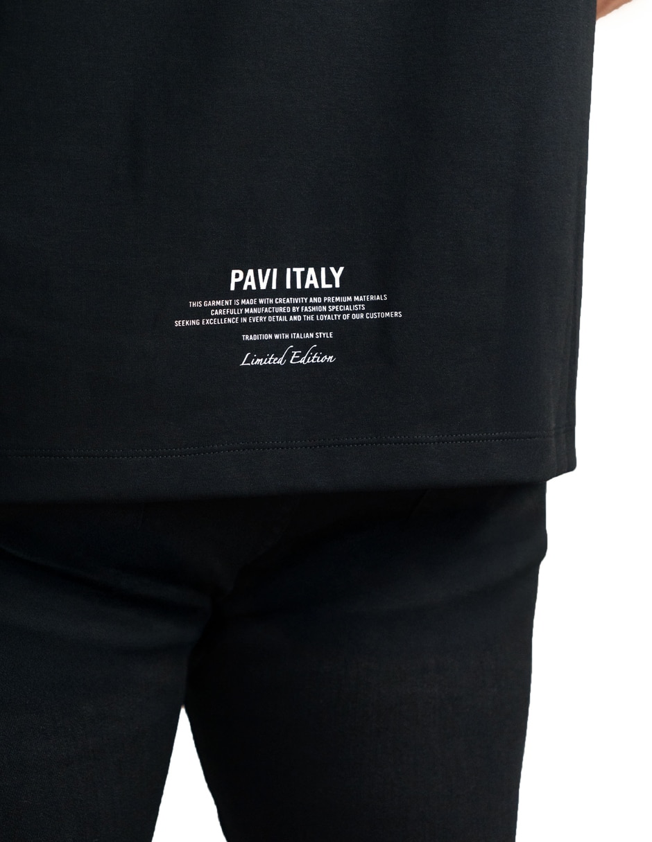 Playera Pavi Italy cuello redondo para hombre