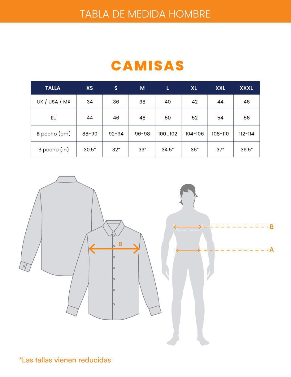 Camisa casual manga larga para hombre 3