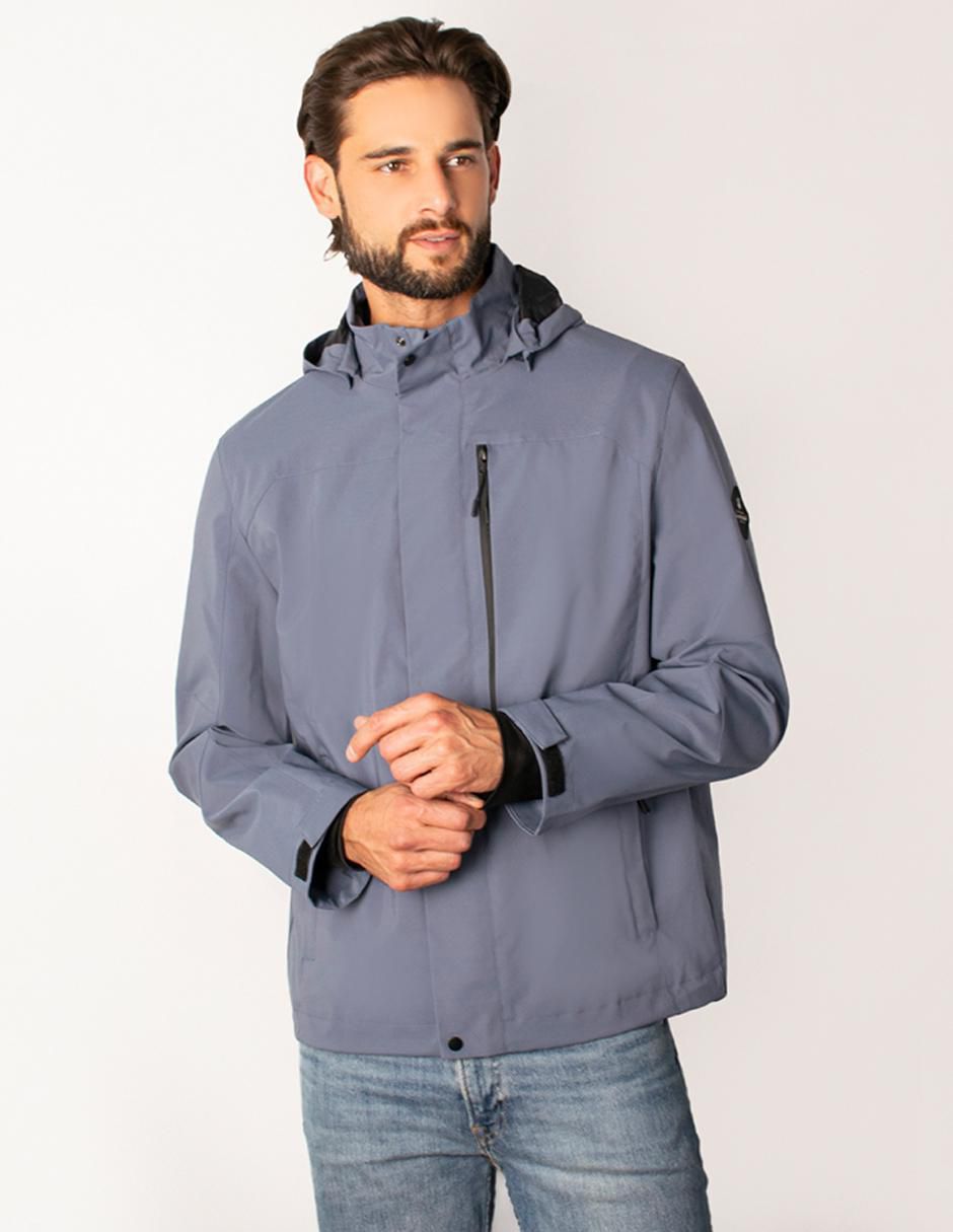 Chamarra casual con capucha para hombre Chamarra casual con capucha para hombre