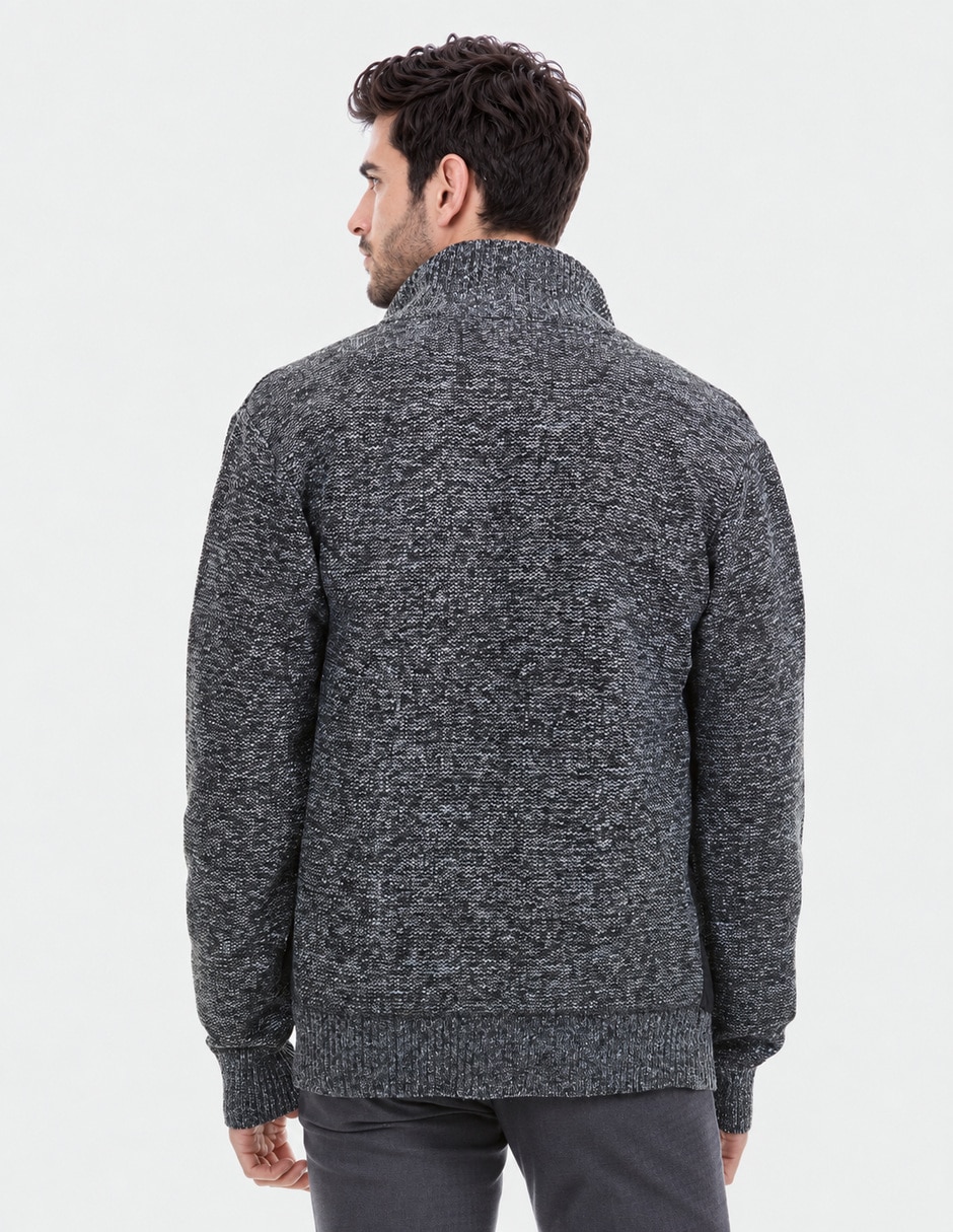 Chamarra casual capitonada para hombre