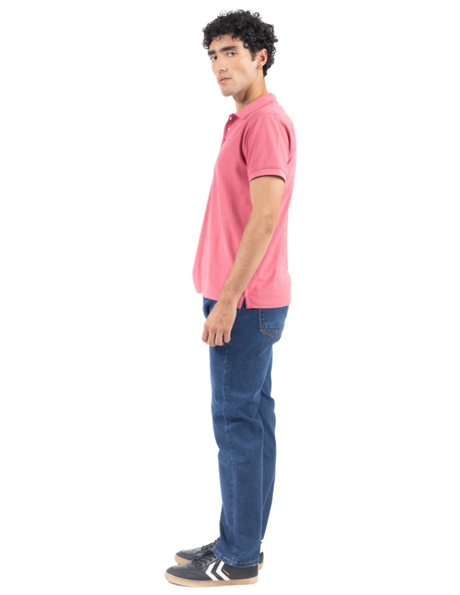 Jeans relaxed straight quarry lavado medio para hombre