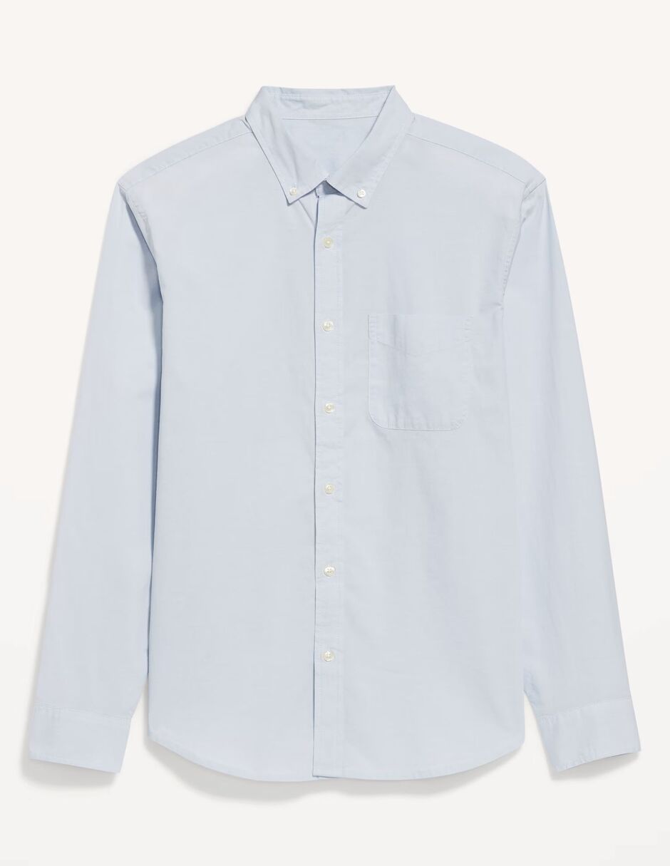 Camisa casual de algodón manga larga para hombre 2