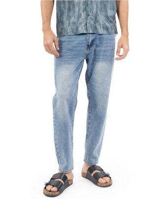 Jeans slim deslavado para hombre