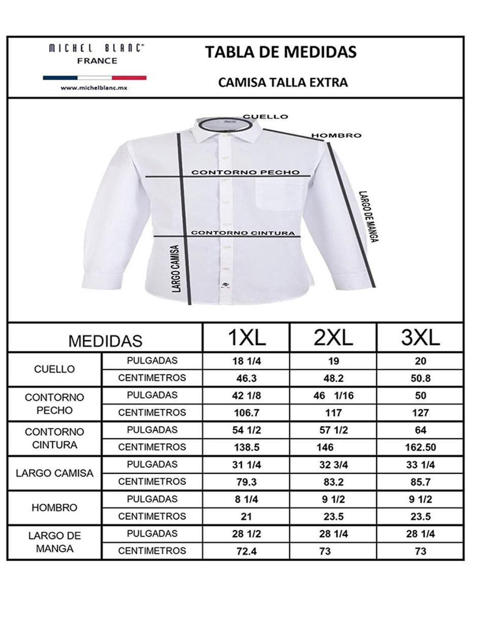 Camisa casual manga larga para hombre
