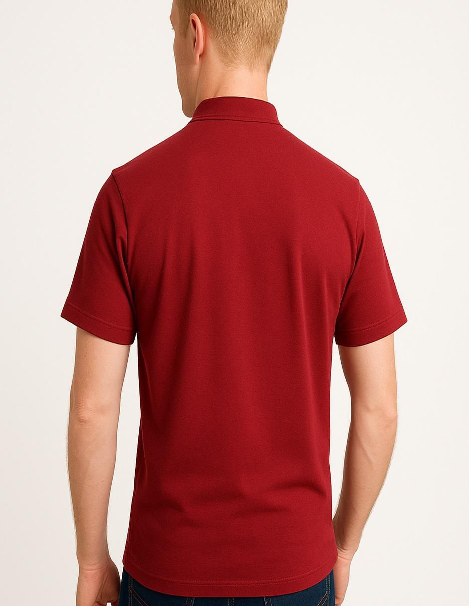 Playera cuello mao para hombre