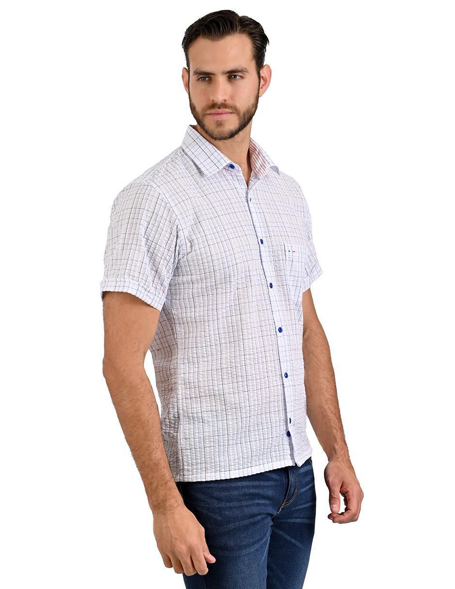 Camisa casual manga larga para hombre