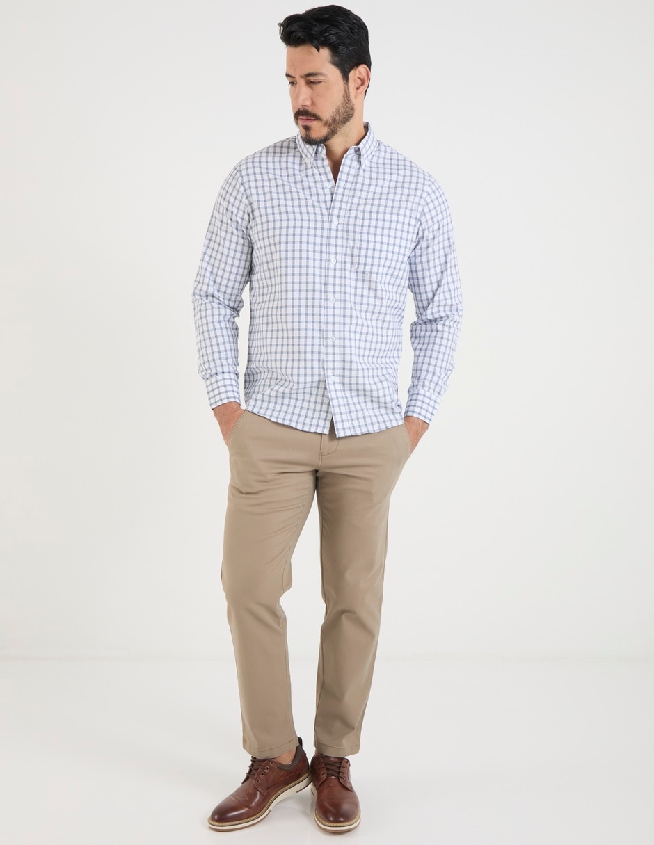 Pantalón chino slim Haggar de algodón para hombre