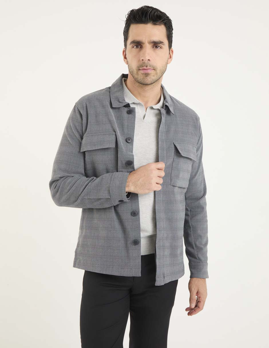 Sobrecamisa manga larga para hombre 1