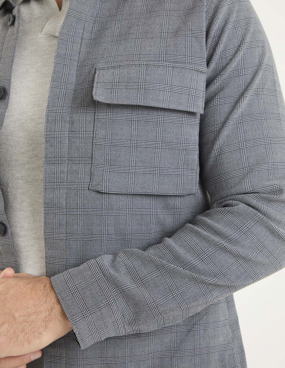 Sobrecamisa manga larga para hombre 7