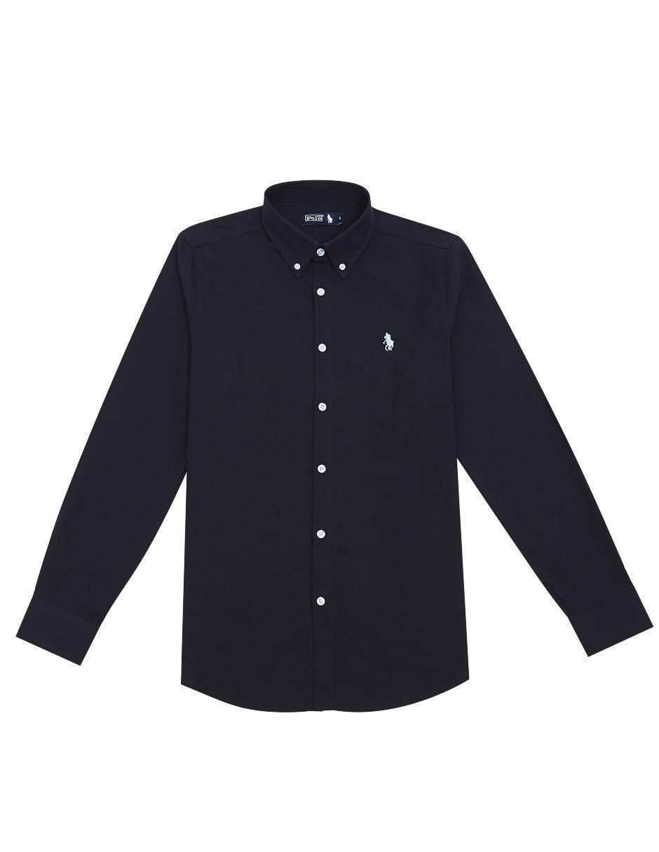Camisa casual de algodón manga larga para hombre 4