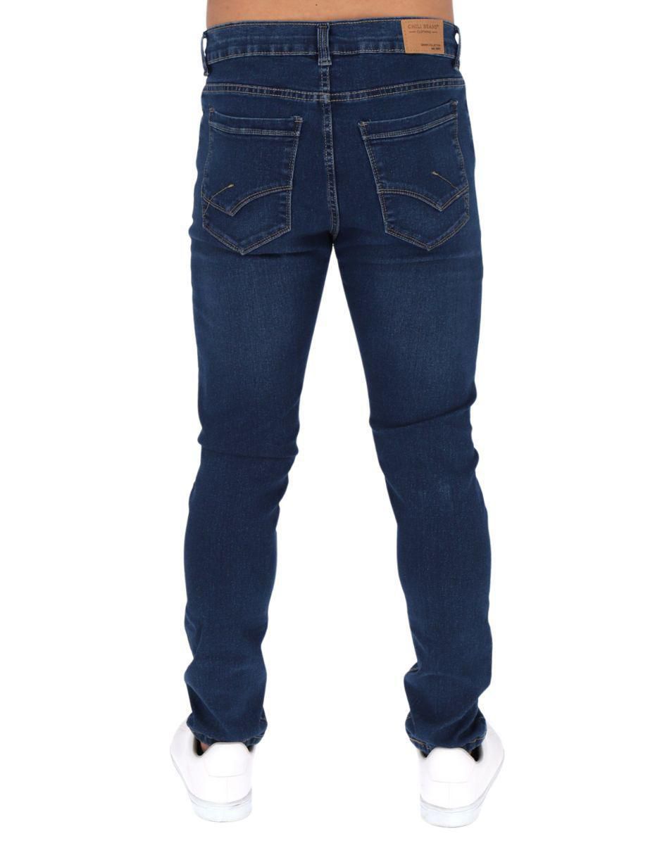 Jeans skinny Chb Chili Beans Clothing Co. Cadillac lavado obscuro para hombre