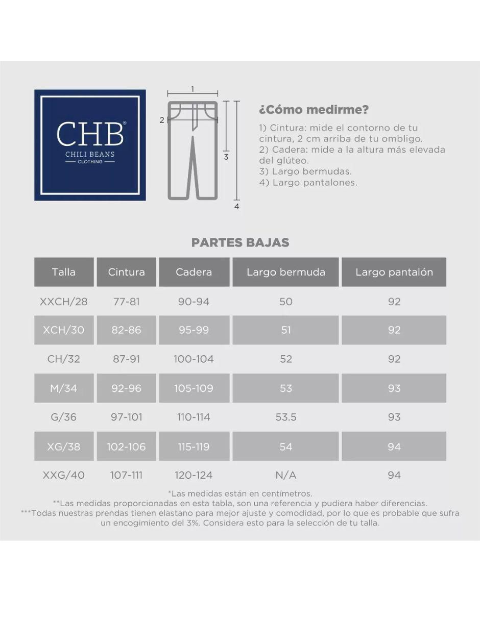 Jeans skinny Chb Chili Beans Clothing Co. Cadillac lavado obscuro para hombre