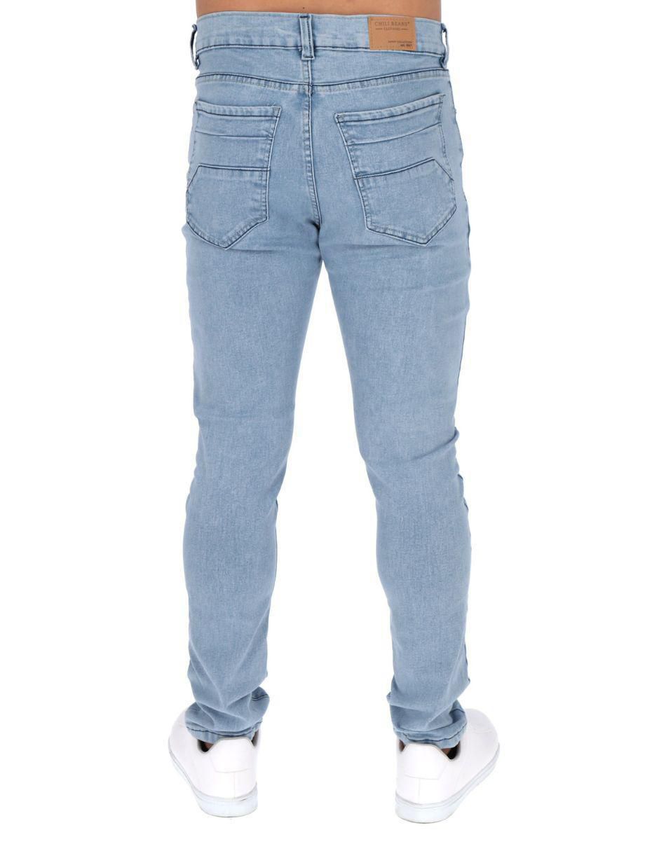 Jeans skinny Chb Chili Beans Clothing Co. lavado claro para hombre