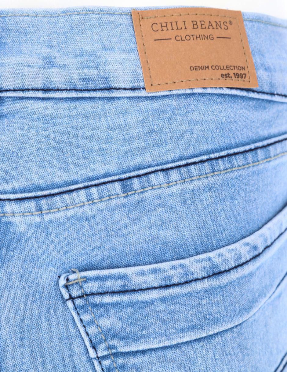 Jeans skinny Chb Chili Beans Clothing Co. lavado claro para hombre