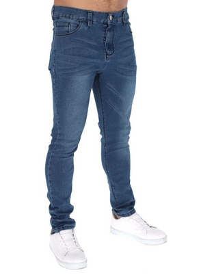 Jeans skinny Chb Chili Beans Clothing Co. Soda lavado medio para hombre