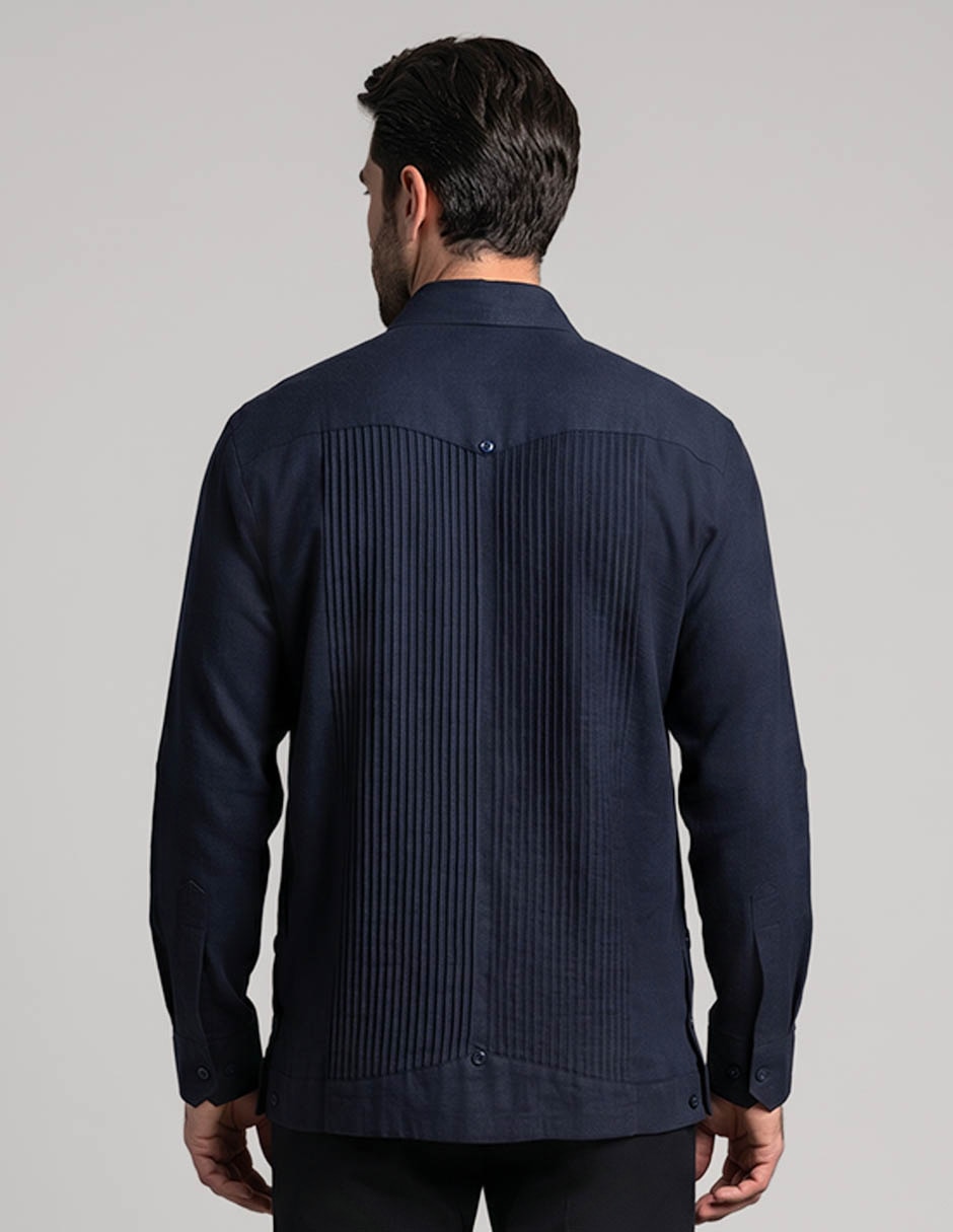 Guayabera manga larga R Street para hombre