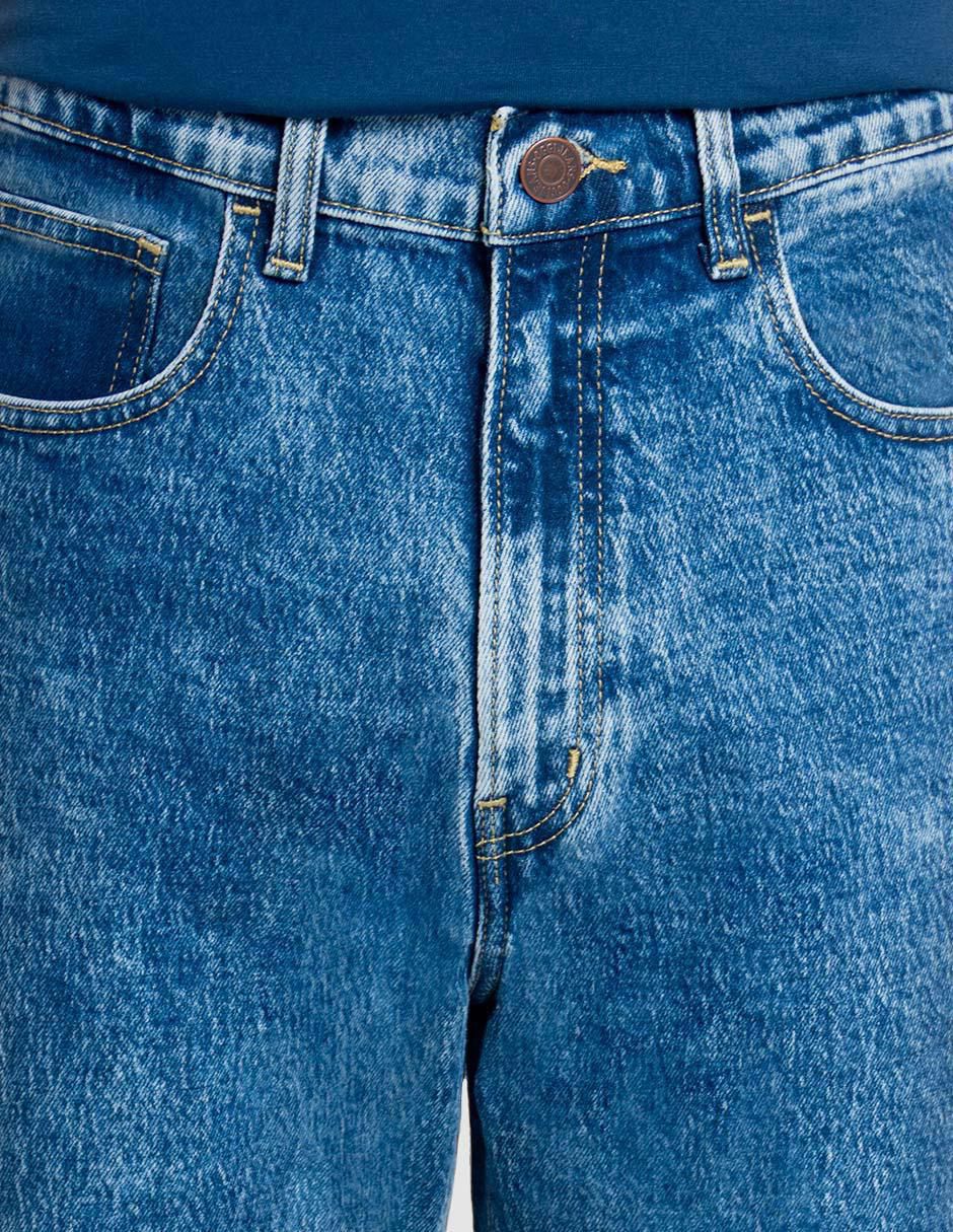 Jeans baggy lavado stone wash para hombre 4