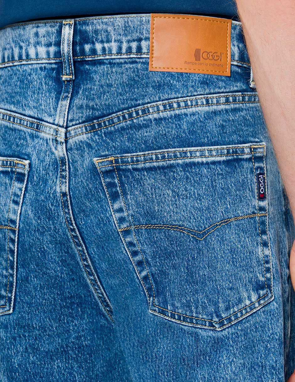 Jeans baggy lavado stone wash para hombre 5