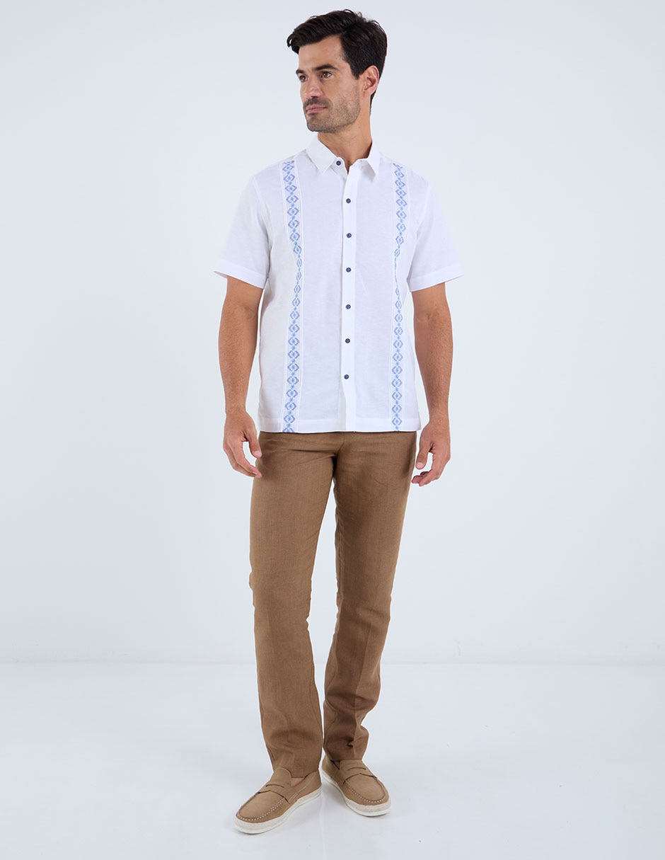 Guayabera manga corta para hombre 3
