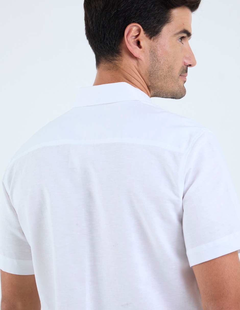 Guayabera manga corta para hombre 5