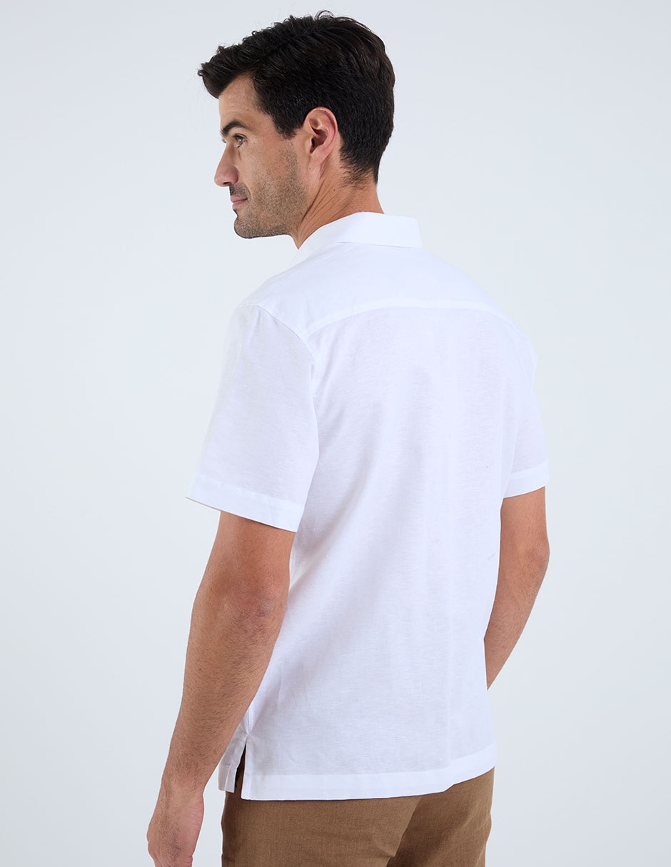 Guayabera manga corta para hombre 6