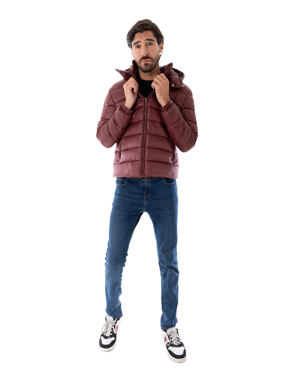 Chamarra acolchada capitonado para hombre 6