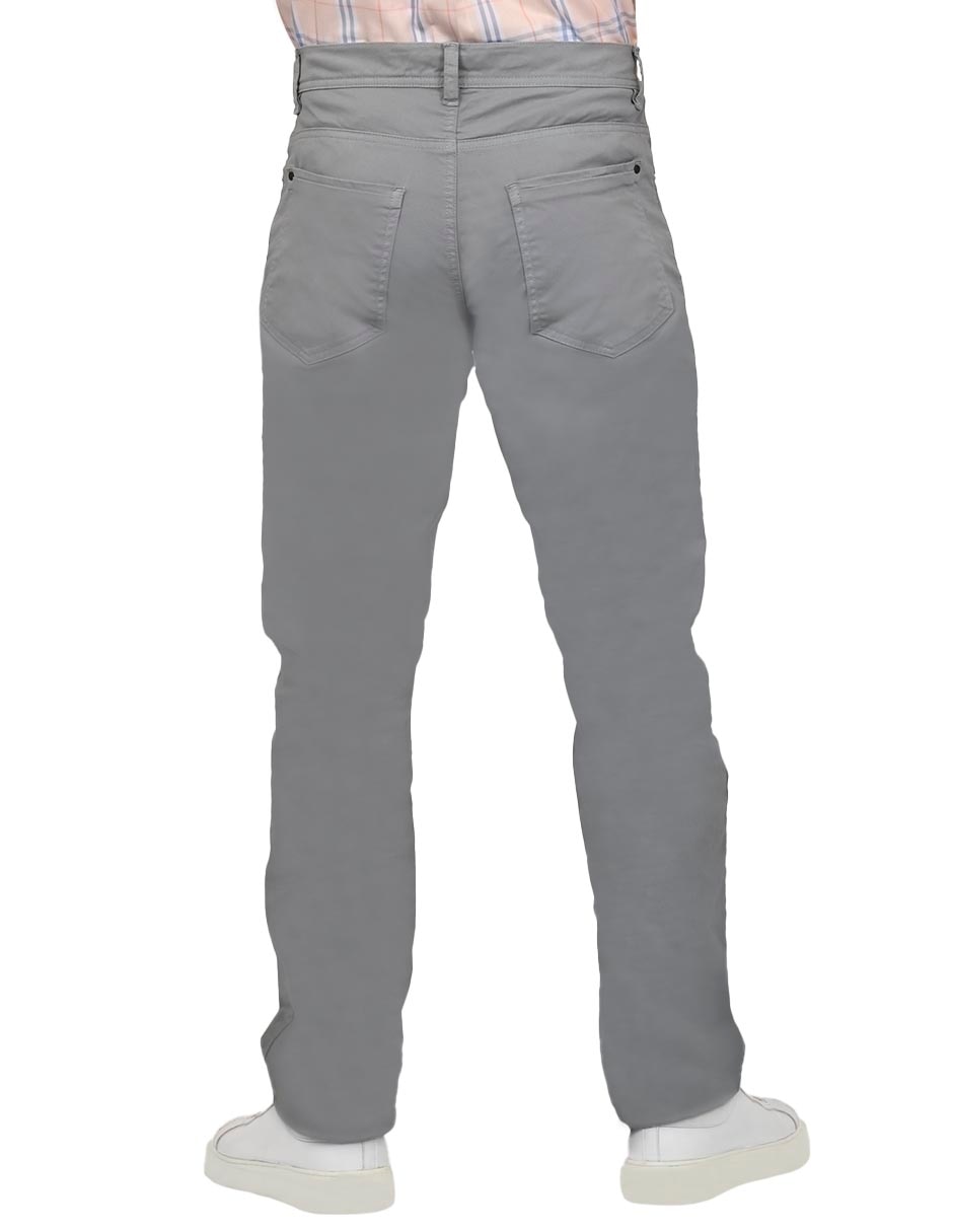 Pantalón recto de algodón para hombre