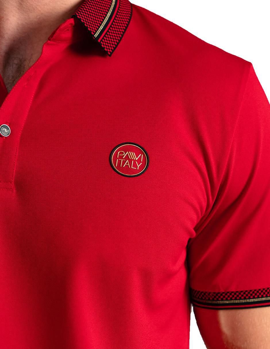 Playera tipo polo Pavi Italy para hombre