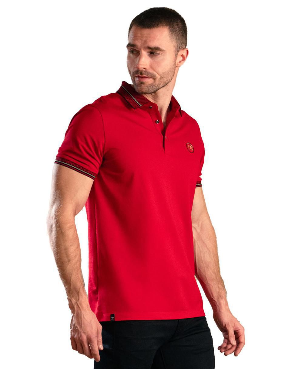 Playera tipo polo Pavi Italy para hombre