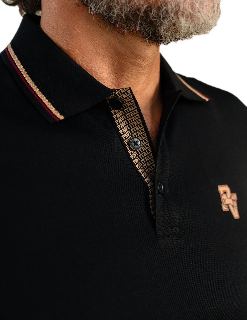 Playera tipo polo Pavi Italy para hombre