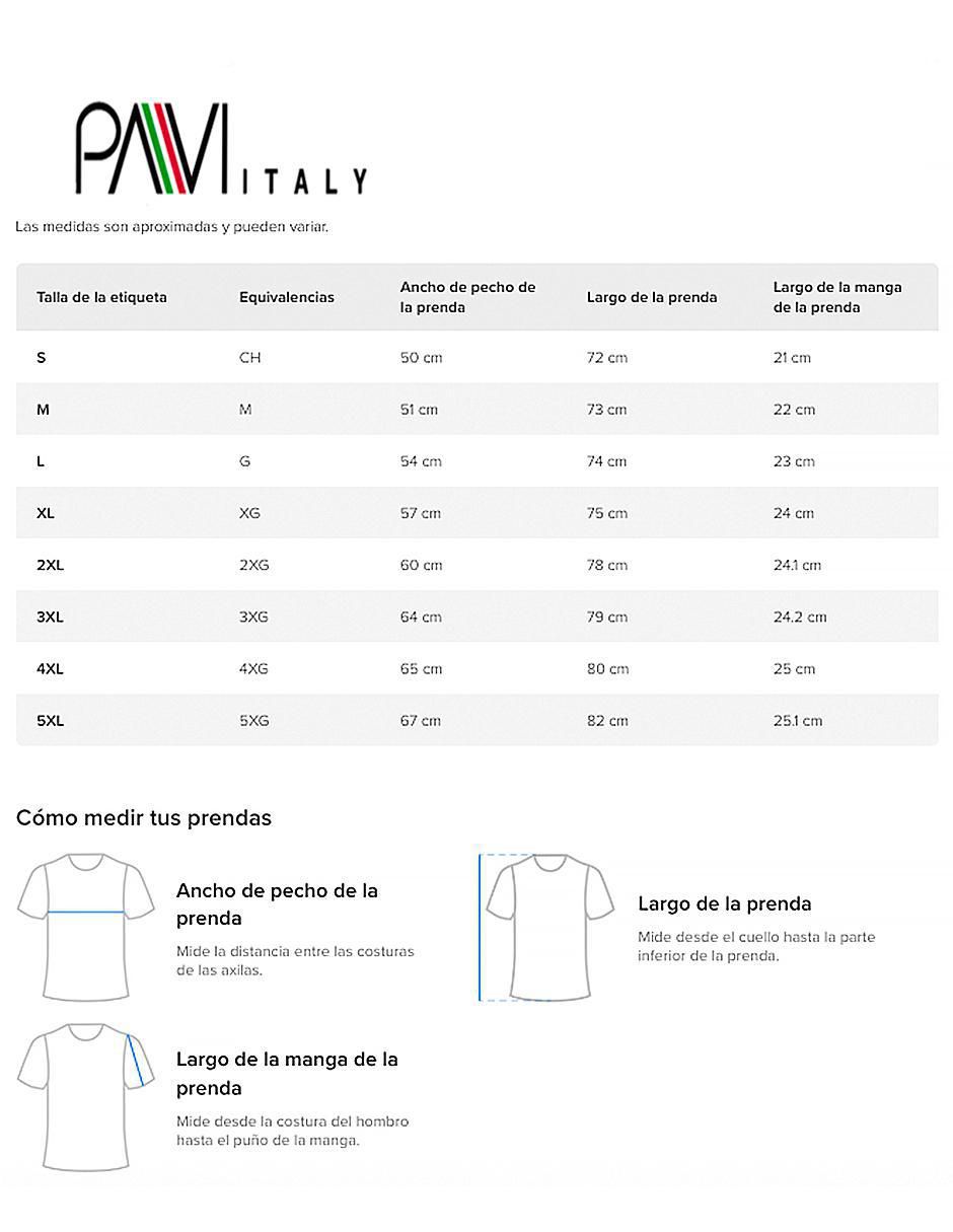 Playera tipo polo Pavi Italy para hombre