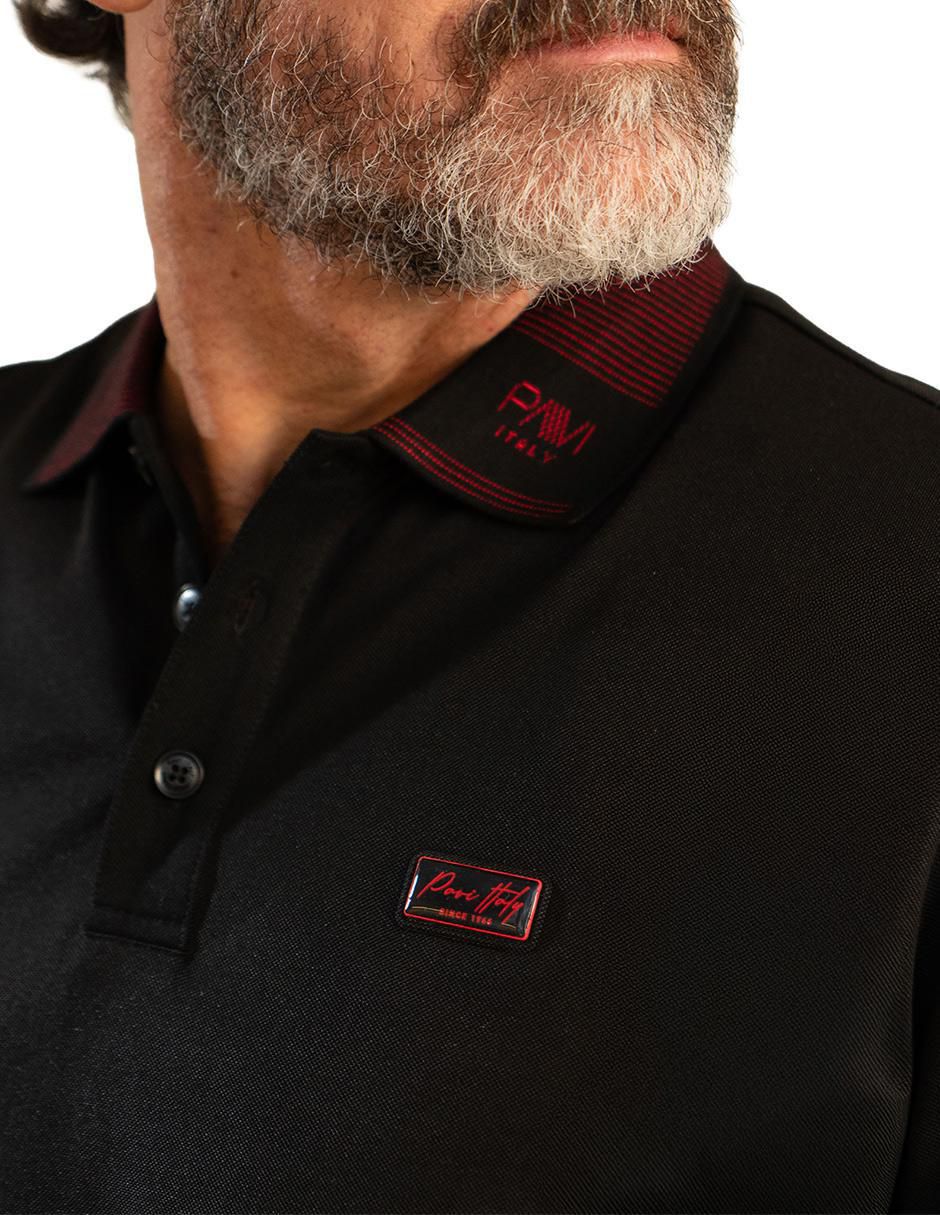 Playera tipo polo Pavi Italy para hombre