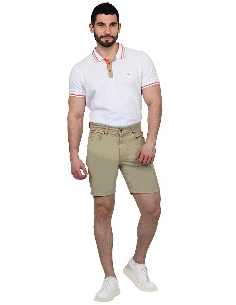 Bermuda Ferrioni de algodón para hombre