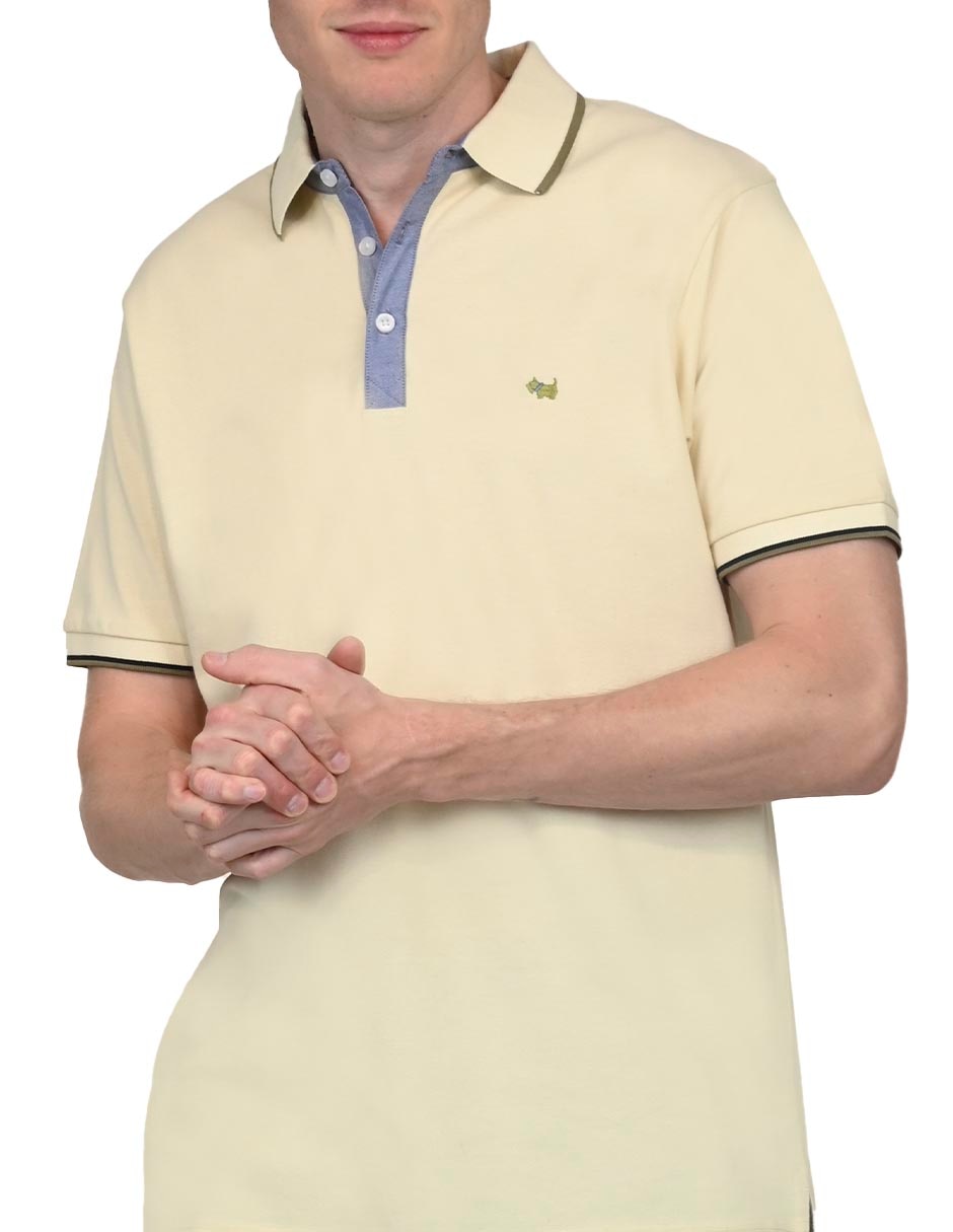 Playera cuello polo para hombre