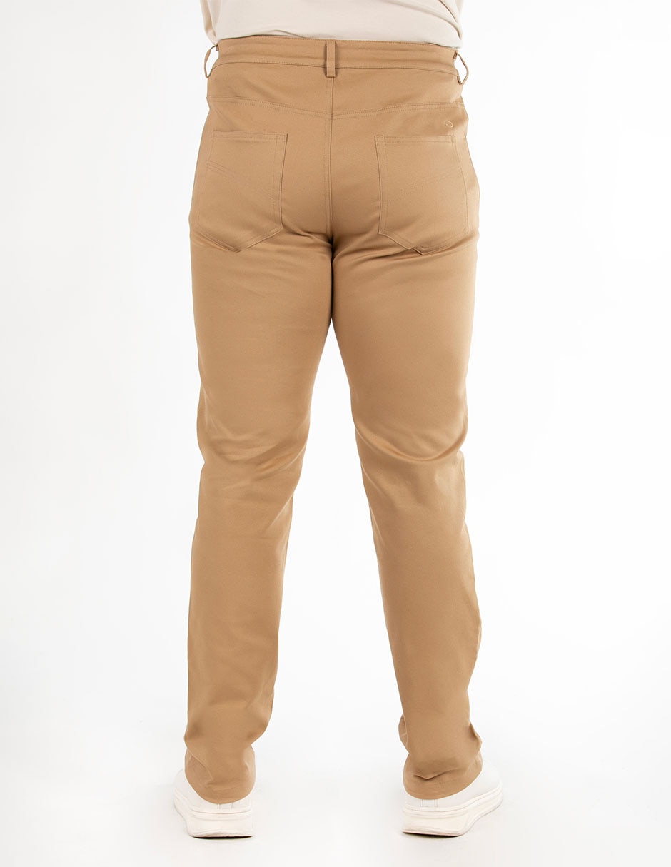 Pantalón regular de algodón para hombre 5