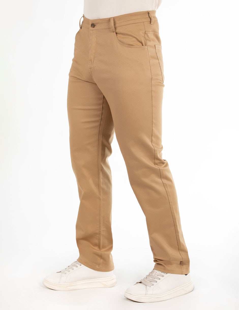 Pantalón regular de algodón para hombre 6