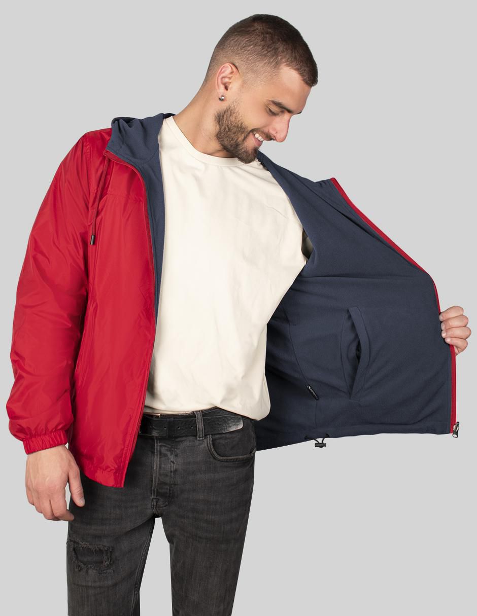 Chamarra bomber reversible para hombre 6