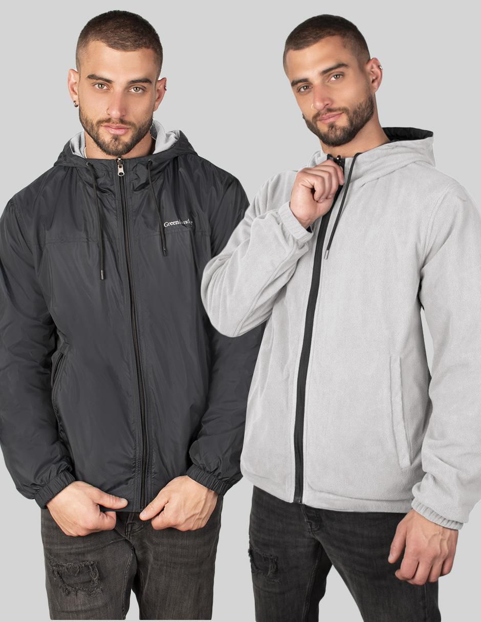 Chamarra bomber reversible para hombre 7