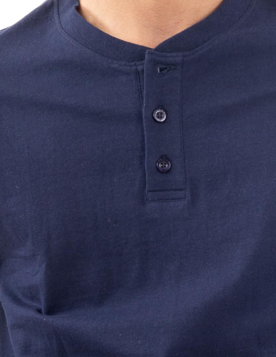 Set playera Scenes Regular Ss cuello henley para hombre 9