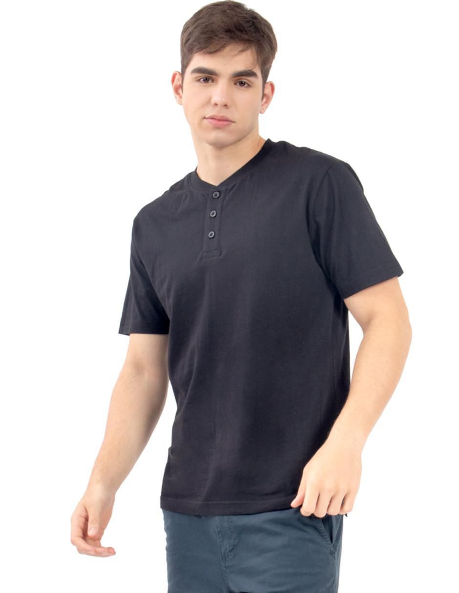 Set playera Scenes Regular Ss cuello henley para hombre 3