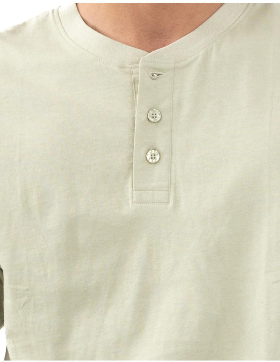 Set playera Scenes Regular Ss cuello henley para hombre 6