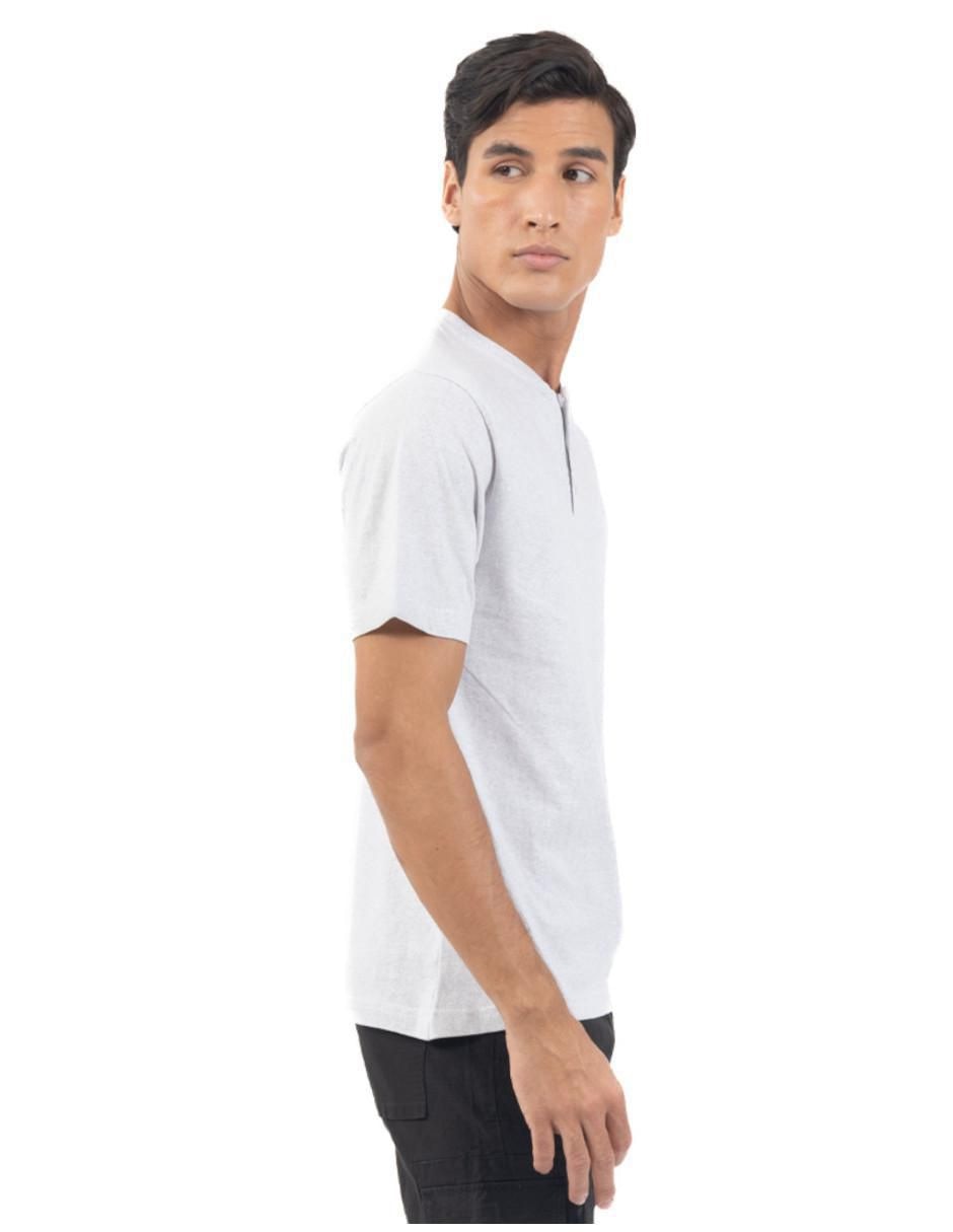 Set playera cuello henley para hombre 2