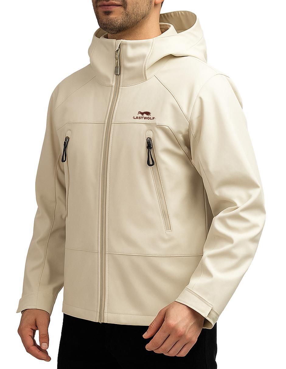 Chamarra cazadora impermeable con capucha para hombre 4