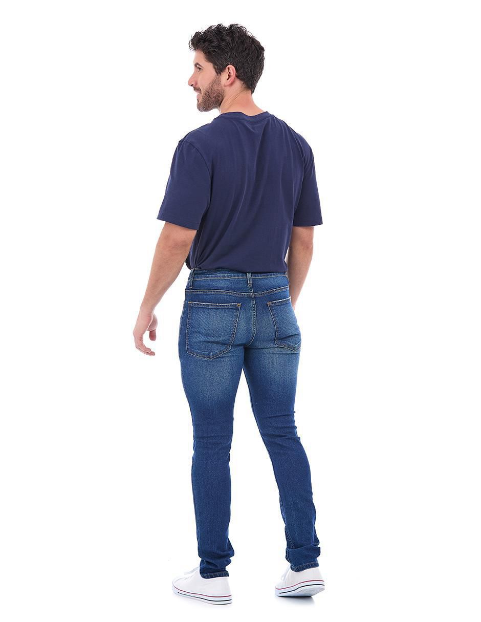 Jeans straight Buffalo Jeans David Bitton lavado stone wash para hombre